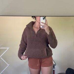 Altar'd State Mauve 1/4 Zip